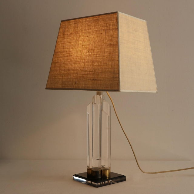 Sculptural Brass Table Lamp, 1970s For Sale - Image 6 of 6