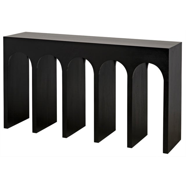 2020s Bridge Console, Hand Rubbed Black For Sale - Image 5 of 7