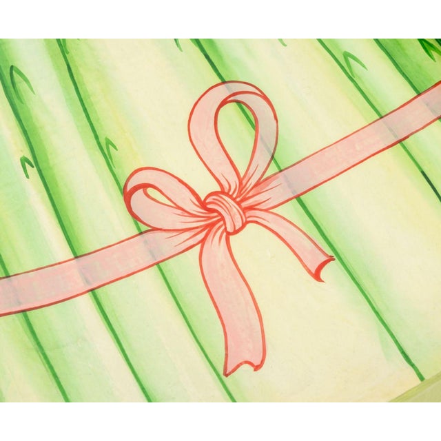 Rosenthal Netter Mid 20th Century Rosenthal-Netter Inc. Painted Paper Mache Tray For Sale - Image 4 of 9