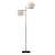 Alba Two Arms Floor Lamp by Mariana Pellegrino Soto for Oluce For Sale - Image 4 of 7