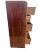 1940s Vintage 1940s Art Deco Dresser Chest Five Drawers Waterfall Top Bakelite Pulls For Sale - Image 5 of 14