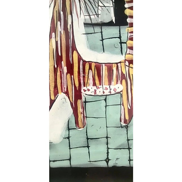 Pyriform Glazed Ceramic Plate by Otello Rosa for San Polo, Italy, 1950s For Sale - Image 11 of 14