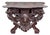 Victorian Italian Carved Walnut Low Lamp Table For Sale