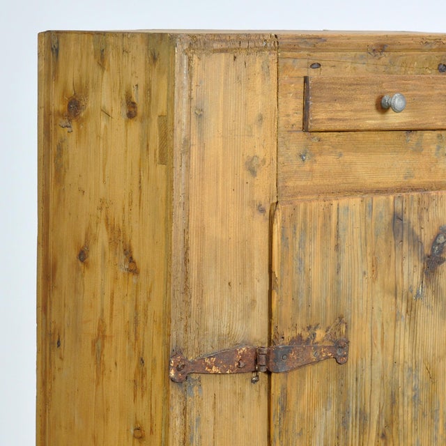 Vintage Rustic Pine Cabinet, 1920 For Sale - Image 6 of 12