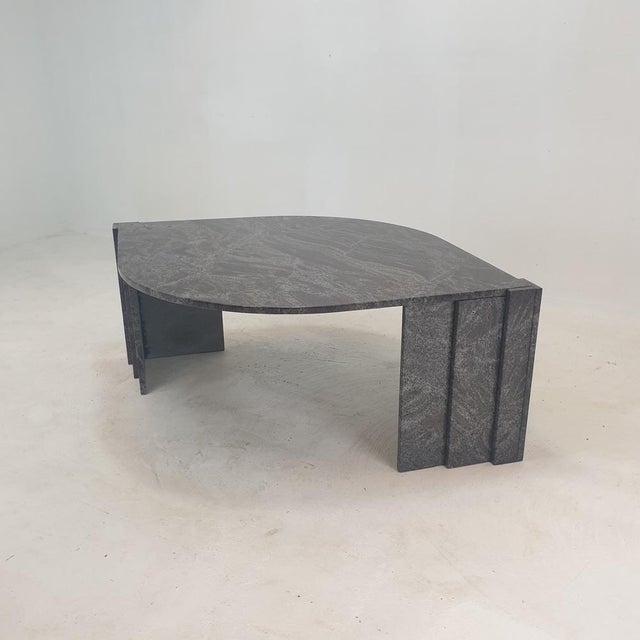 Italian Granite Coffee Table, 1980s For Sale - Image 12 of 18