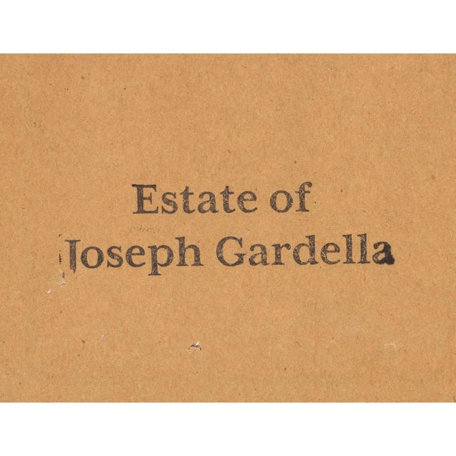 Light Green Joseph L. Gardella Minimalist Watercolors, Pair For Sale - Image 8 of 8