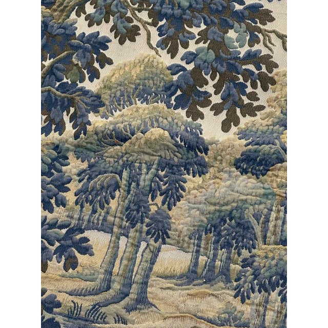 Vintage French Aubusson Style Jacquard Halluin Tapestry, 1960s For Sale - Image 18 of 18