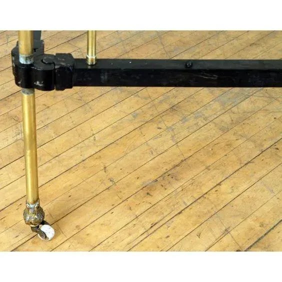 Antique Brass Twin Size Canopy Bed For Sale In Baltimore - Image 6 of 9