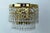 Mid-Century Modern Crystal & Brass Wall Light from Dotzauer, 1980s For Sale - Image 3 of 10