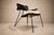 Three Armchairs in Ebonized Wood & Metal With Loose Cushion, Carlo Hauner, 1950s For Sale - Image 13 of 18