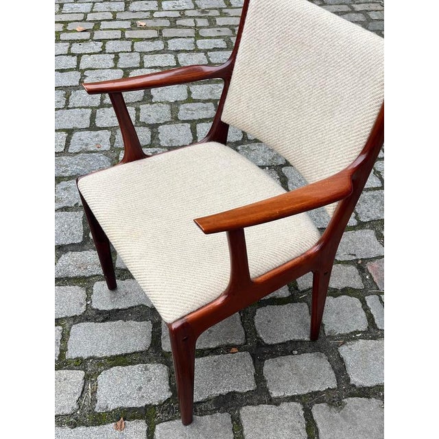 Armchair in Rosewood with Wool by Johannes Andersen for Uldum Møbelfabrik For Sale - Image 6 of 11
