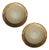 1930s Empire Style Bronze Dome Ceiling or Wall Light Fixtures, Pair For Sale