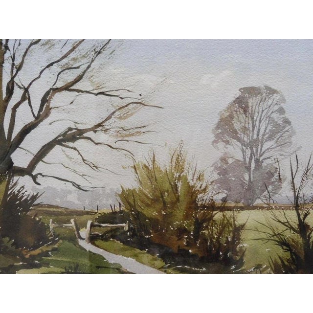Modern Ronald Birch, Lacock Village, Wiltshire, 1974, Watercolour on Paper, Framed For Sale - Image 3 of 14
