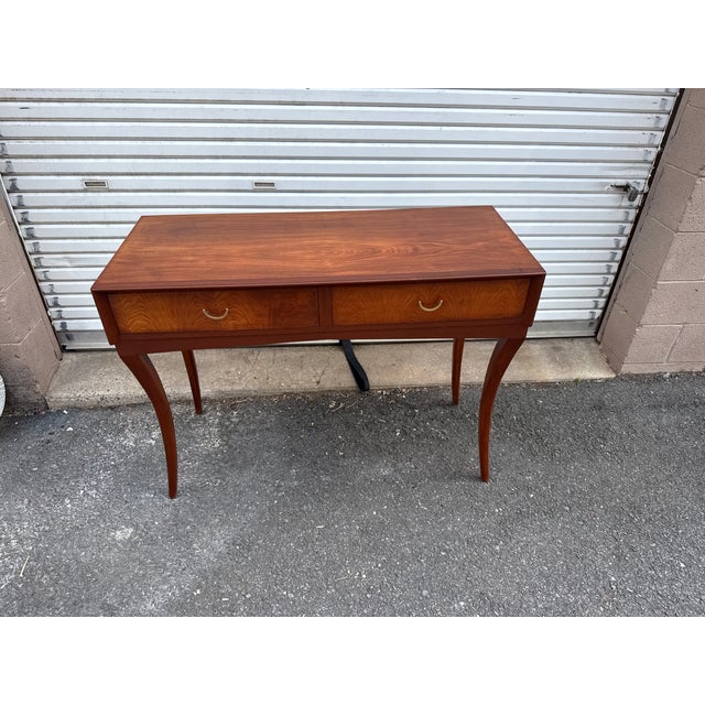 Early 20th Century Vintage Biedermeier Style Console Table or Writing Table Desk For Sale - Image 5 of 8