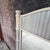 1970s Monumental Palm Beach Estate Grayish-Blue & Cream Bamboo Wall Mirror For Sale - Image 10 of 14