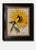 Sunflower: Heavy Textured Framed Yellow Sunflower Painting On Canvas. Black wood smooth frame with golden lip. Dimensions:...