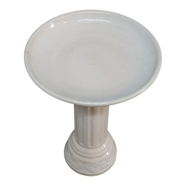 Traditional Aesthetic Movement Figural Heron Carved Gilt Wood Marble Top Side Stand C1880 For Sale - Image 3 of 9