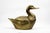Metal Hollywood Regency Gilt Metal Duck-Shaped Ice Bucket with Hinged Lid and White Lacquered Compartment by Mauro Manetti, 1970s For Sale - Image 7 of 18