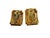 Vintage Cilp -on Goldstone Rhinstone Ruby and Diamond Earrings For Sale In New York - Image 6 of 6