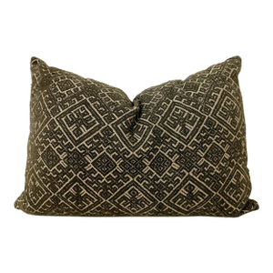 Authentic One of a Kind Vintage Chinese Wedding Blanket Embroidered Silk Pillow