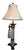 This elegant Uttermost “Cleopatra” table lamp is a beautifully detailed example of neoclassical, traditional designer...