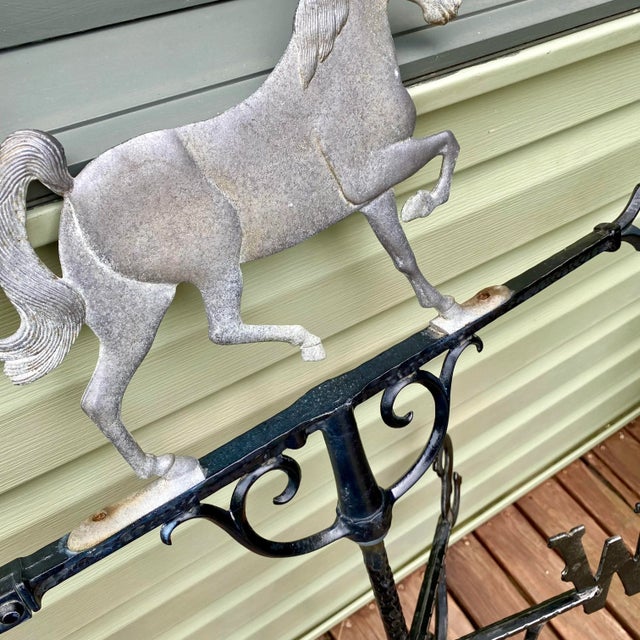 1980s Saddlebred Horse Weathervane For Sale - Image 12 of 12