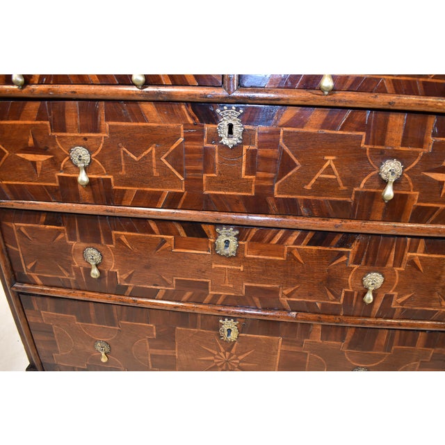 Period 17th Century Mahogany Chest of Drawers From England For Sale - Image 10 of 10