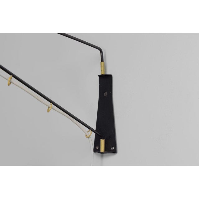 Black Adjustable Wall Lamp from Cosack Leuchten, Germany, 1960s For Sale - Image 8 of 17