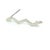 1990s Tiffany & Co Estate Zigzag Wave Brooch Pin Sterling Silver By Paloma Picasso For Sale - Image 10 of 10