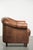 Cognac-Colored Sheepskin Club Armchair For Sale - Image 3 of 14