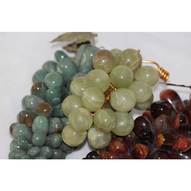 Stone Grape Cluster Grape Bunch, 1970s, Set of 3 For Sale - Image 4 of 18