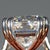 3Ct Lab Grown Diamond Ring With Blue Sapphire Accent in Solid 14 Gold, 10x8mm, Size 6.75 For Sale - Image 9 of 10