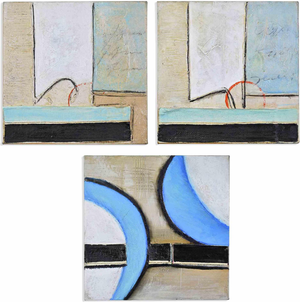 Giorgio Lo Fermo, Tryptich, Oil Painting, 2020