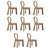 Textile Mary III Dining Chairs by Ottiu, Set of 8 For Sale - Image 7 of 7