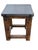 Restoration Hardware Rh Reclaimed Wood & Aged Zinc Strap Side Tables – Rustic Industrial Farmhouse Accent Tables For Sale - Image 11 of 16