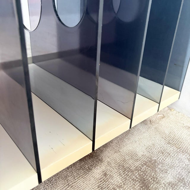 Plastic Encore Acrylic Record Racks by Height and Guille for Artifact Designs, England, 1973, Set of 2 For Sale - Image 7 of 13