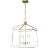 Chapman & Myers by Visual Comfort Studio Carlow Large Lantern, Matte White For Sale