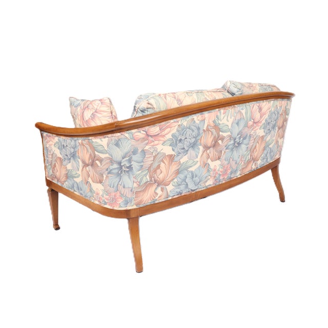 Early 20th Century Vintage John Widdicomb French Directoire Style Settee For Sale - Image 5 of 10