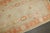 Antique Zabihi Collection Ivory Orange Oushak Rug - 3' x 5'1" For Sale In New York - Image 6 of 9