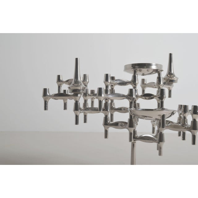 1970s Footed Candlesticks by Hans Nagel for BMF, 1974, Set of 21 For Sale - Image 5 of 13