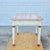 Gustavian Swedish Farmhouse Style Antique Pine Dining Table Desk W/ Reeded Dummy Drawer For Sale In Washington DC - Image 6 of 10