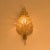 Metal Large Golden Murano Glass Wall Sconces from Barovier & Toso, Italy, 1960s, Set of 2 For Sale - Image 7 of 9
