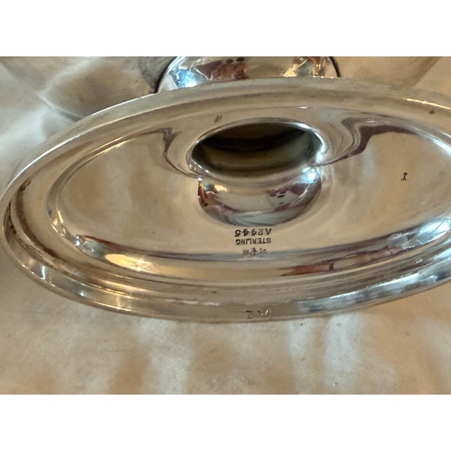 Silver Early 20th Century Gorham Plymouth Sterling Silver 4-Piece Tea Set – 1566g For Sale - Image 8 of 12