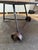 Industrial Iron and Marble Antique Dining Table For Sale - Image 3 of 7