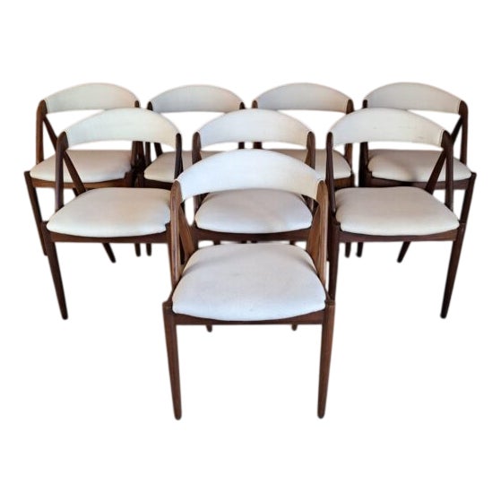 Vintage Danish Chairs by Kai Kristiansen, 1960s, Set of 4 For Sale