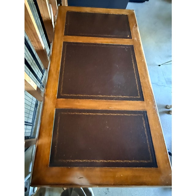 1980s Hooker Seven Seas Collection Executive Desk For Sale - Image 4 of 17