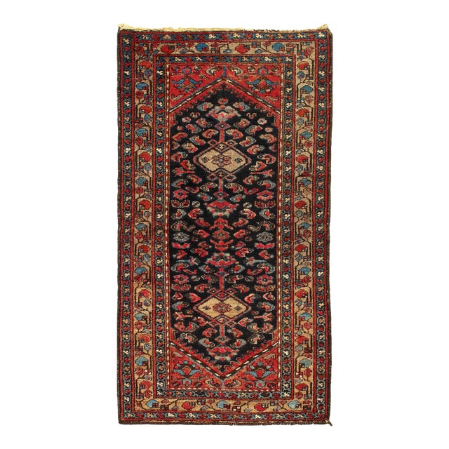 1900s Antique Hamadan Rug For Sale