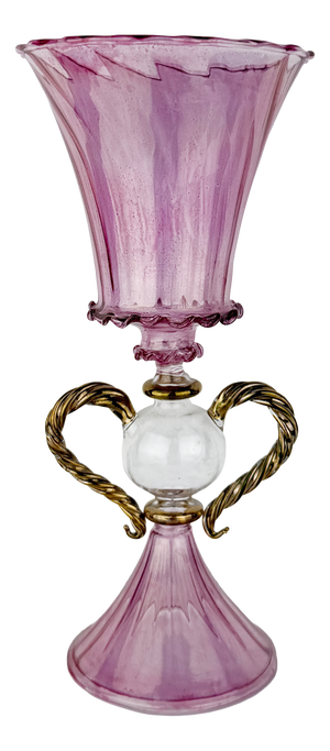Vintage Murano Glass Goblet, 1930s