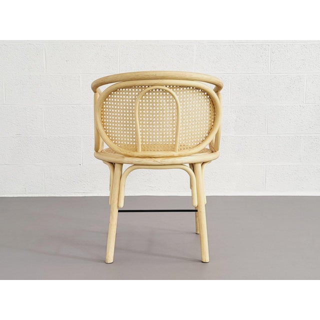 Rattan and Cane Armchairs, Set of 2 For Sale - Image 9 of 18