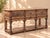 Large English Oak Console Table with Three Drawers, 1880s For Sale - Image 3 of 8